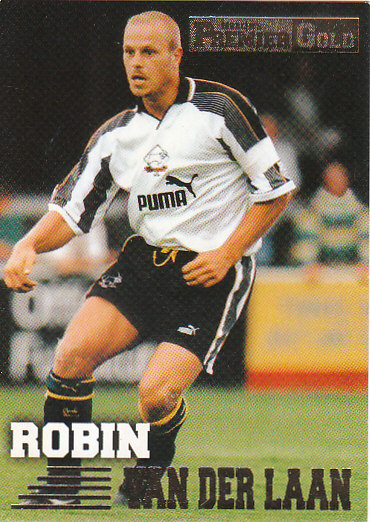 Robin van der Laan Derby County 1996/97 Merlin's Premier Gold #47